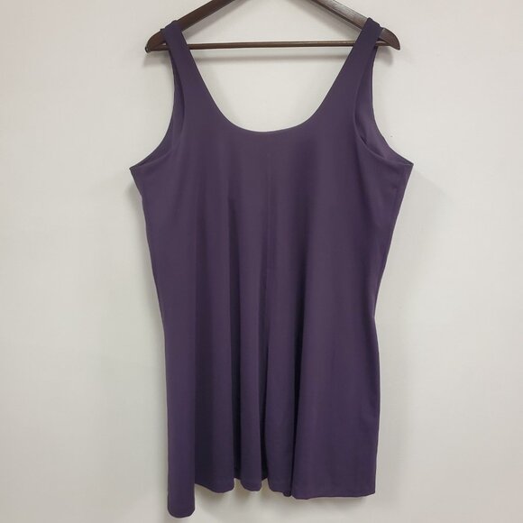 Old Navy Womens Powersoft Romper Athletic Dress Size XXL Purple Workout Gym NWT - Picture 2 of 12
